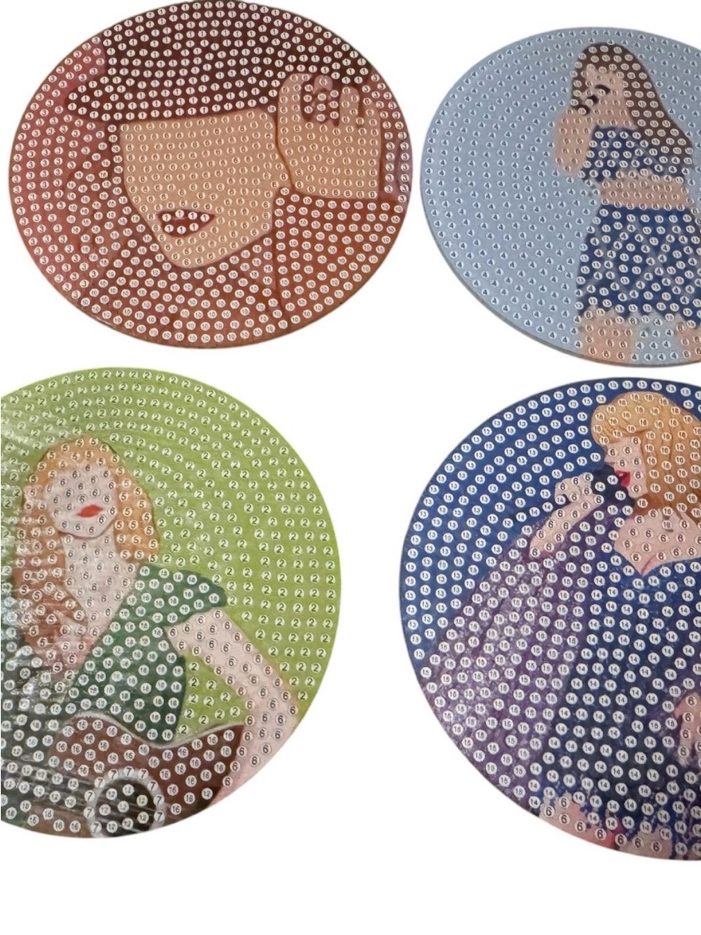 DIY Diamond Art Coaster Set- Taylor Swift Design- Set of 8- Brand New!